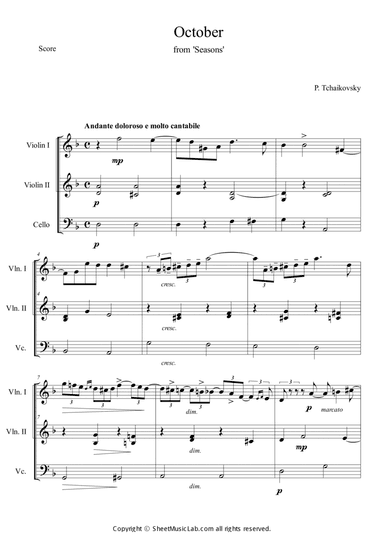 October (from The Seasons)