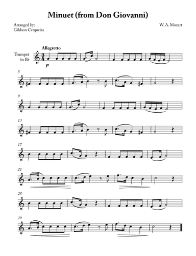 Minuet (from Don Giovanni)