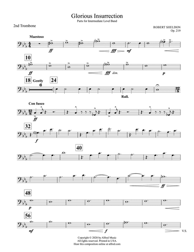 Glorious Insurrection: 2nd Trombone