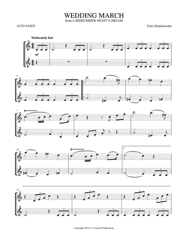 Wedding March (from A Midsummer Night's Dream)