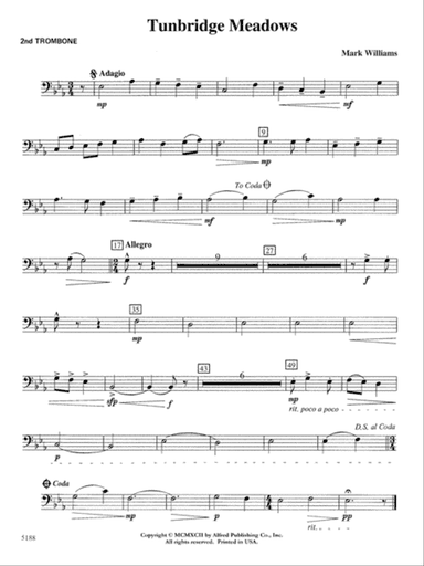 Tunbridge Meadows: 2nd Trombone