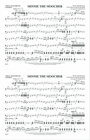 Minnie the Moocher: Tonal Bass Drum