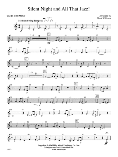Silent Night & All That Jazz!: 2nd B-flat Trumpet
