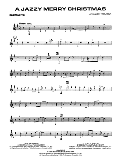 Jazzy Merry Christmas: Baritone T.C.