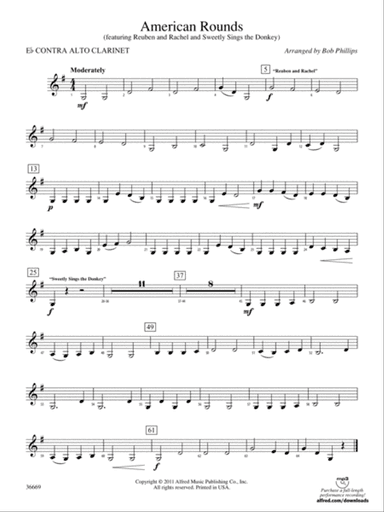 American Rounds: (wp) E-flat Contrabass Clarinet