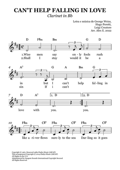 Can't Help Falling In Love