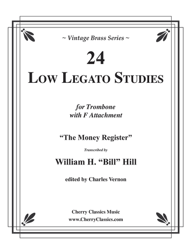 24 Low Legato Studies for Trombone with F Attachment