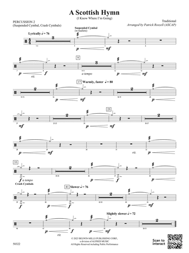 A Scottish Hymn: 2nd Percussion