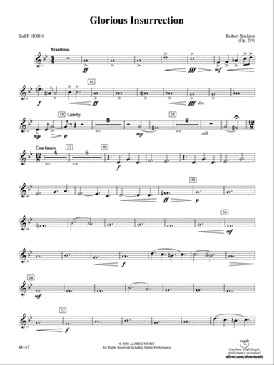 Glorious Insurrection: 2nd F Horn
