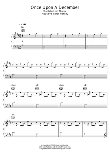 Once Upon A December (from Anastasia)
