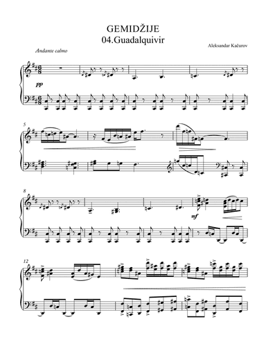 GEMIDŽIJE - Guadalquivir