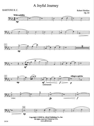 A Joyful Journey: Baritone B.C.