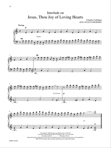 Interlude on Jesus, Thou Joy of Loving Hearts (Downloadable)