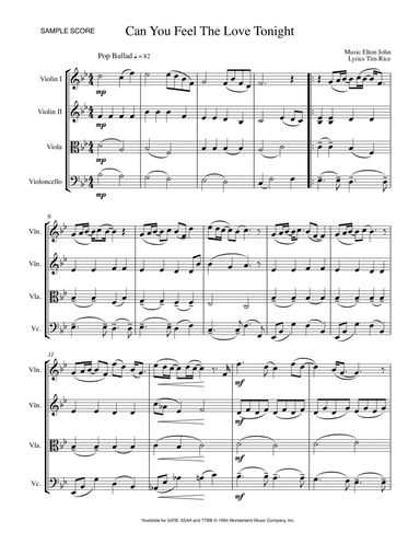 Can You Feel The Love Tonight