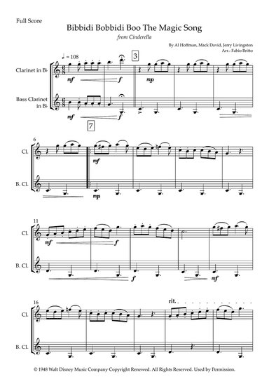 Bibbidi-bobbidi-boo (the Magic Song)