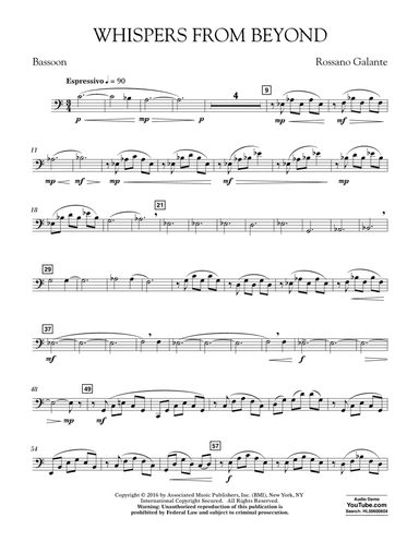 Whispers from Beyond - Bassoon