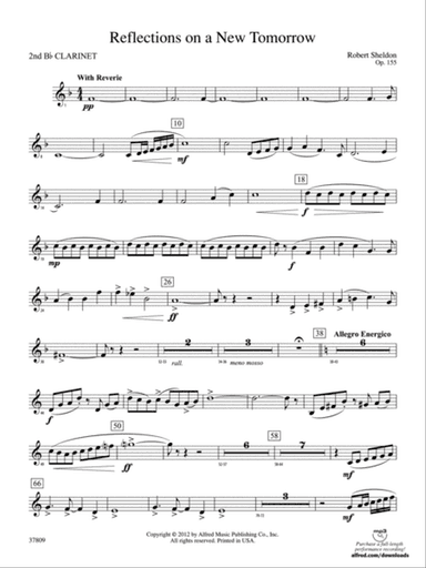 Reflections on a New Tomorrow: 2nd B-flat Clarinet