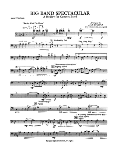 Big Band Spectacular: Baritone B.C.