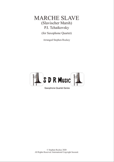 Marche Slave for Saxophone Quartet