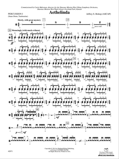 Aethelinda: 1st Percussion