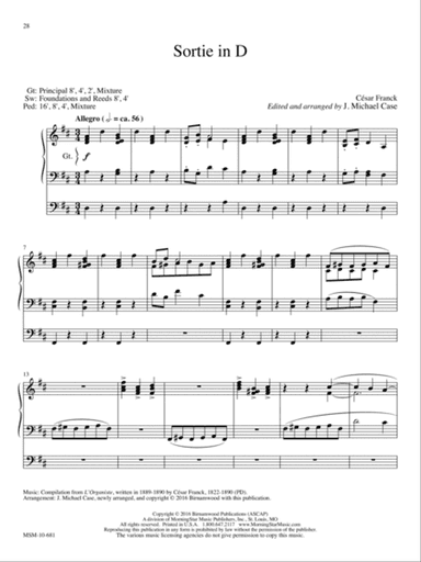 Sortie in D (Downloadable)