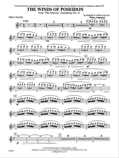 The Winds of Poseidon (from The Odyssey (Symphony No. 2)): 2nd Flute