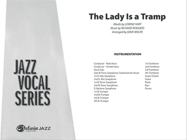 The Lady Is a Tramp: Score