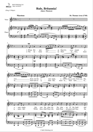 Rule, Britannia! (A-flat Major)