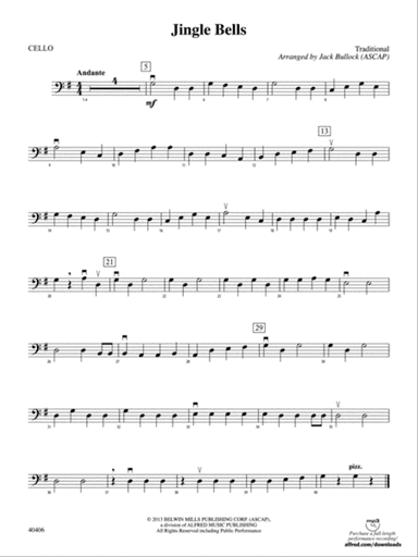 Jingle Bells: Cello