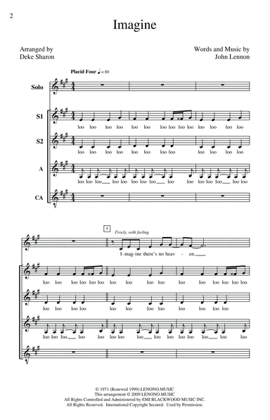 Imagine (arr. Deke Sharon)