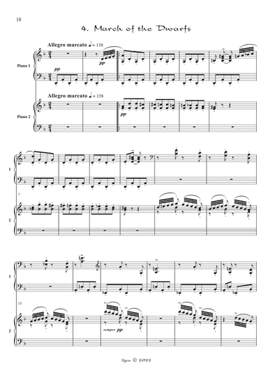 March of the Dwarfs, from "Lyric Suite"