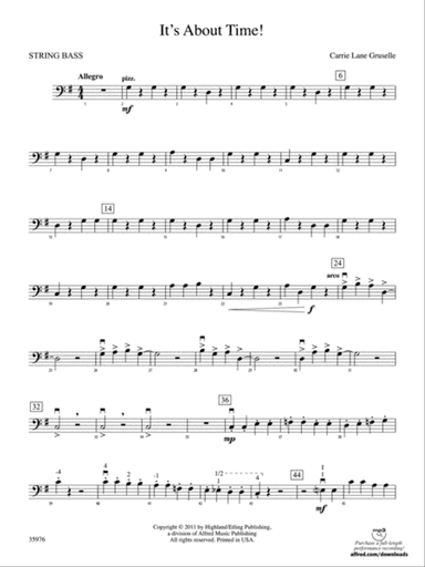 It's About Time!: String Bass