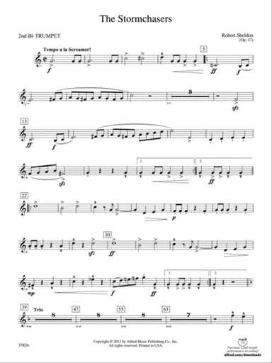 The Stormchasers: 2nd B-flat Trumpet