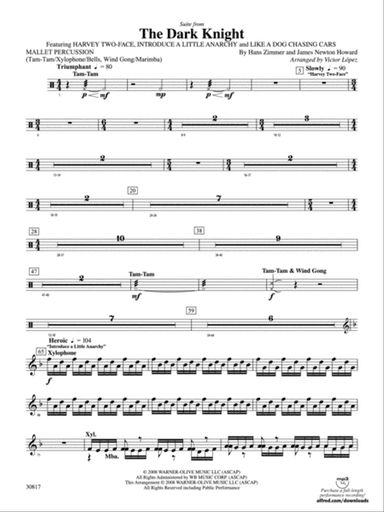 The Dark Knight, Suite from: Mallets