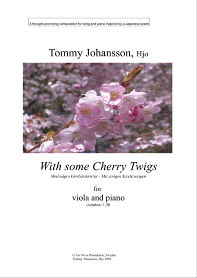 With Some Cherry Twigs -viola&piano