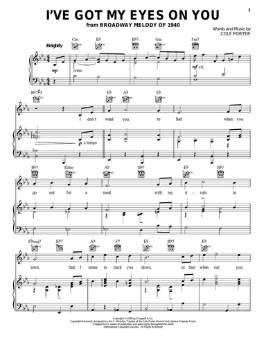 I've Got My Eyes On You