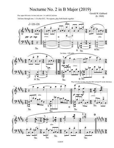 Nocturne No. 2 in B Major (2019)
