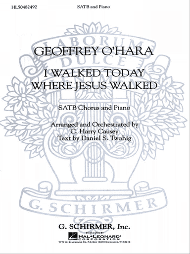 I Walked Today Where Jesus Walked