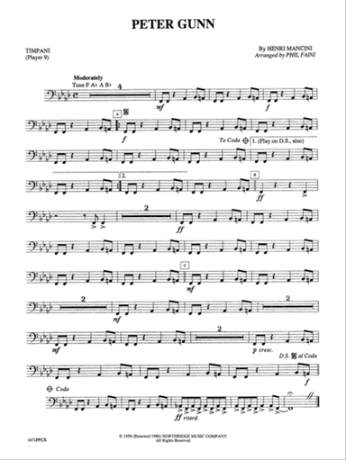 Peter Gunn: Timpani