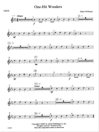 One-Hit Wonders: Oboe