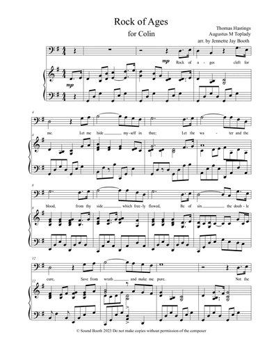 Rock of Ages Vocal Solo
