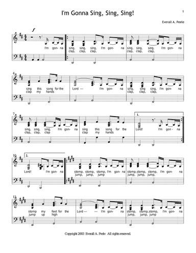 I'm Gonna Sing