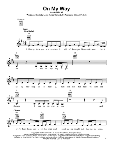 On My Way (from Marry Me)