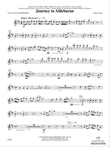Journey to Aldebaran: E-flat Alto Saxophone