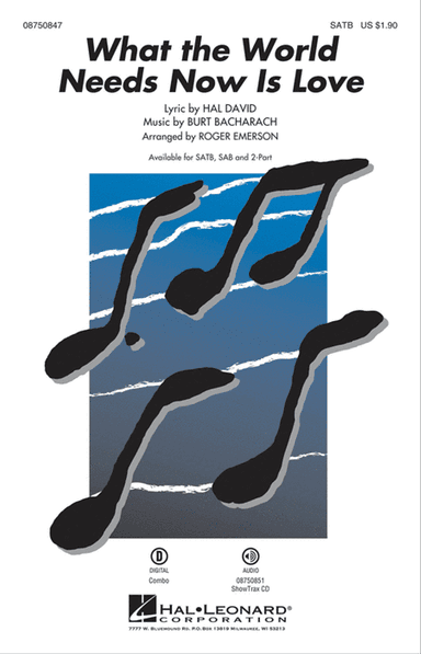 What the World Needs Now Is Love