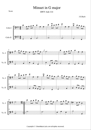 Minuet in G major