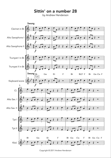 Sittin' on a number 28 (easy jazz band)