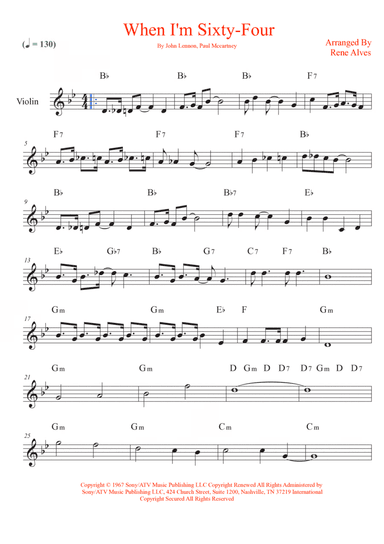 When I'm Sixty-Four