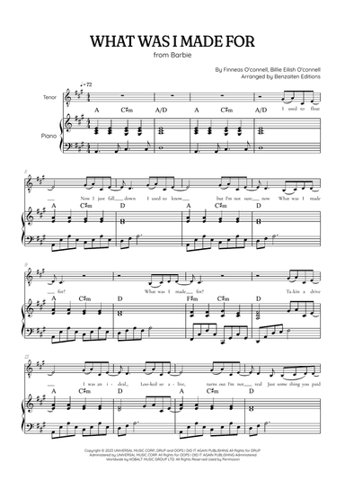 What Was I Made For?