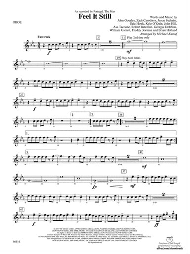 Feel It Still: Oboe